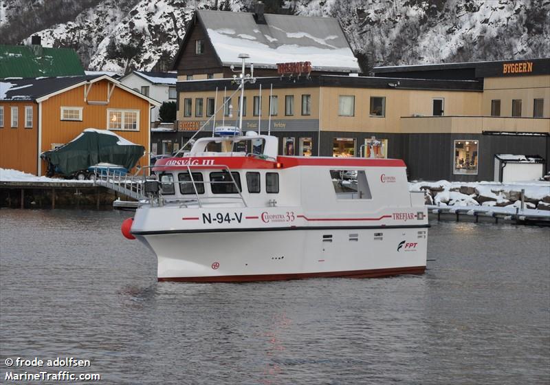 orsvag iii (Fishing vessel) - IMO , MMSI 258023410, Call Sign LH4437 under the flag of Norway