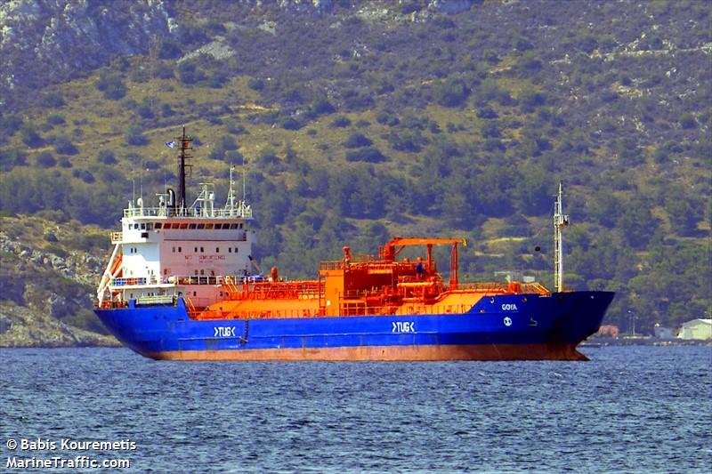 goya (LPG Tanker) - IMO 9135781, MMSI 352002549, Call Sign 3E2330 under the flag of Panama