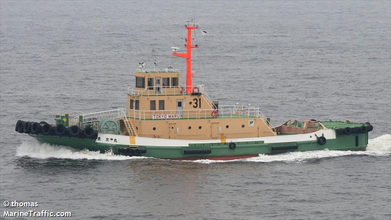 kakuei maru (Tug) - IMO , MMSI 431000434, Call Sign JD2076 under the flag of Japan