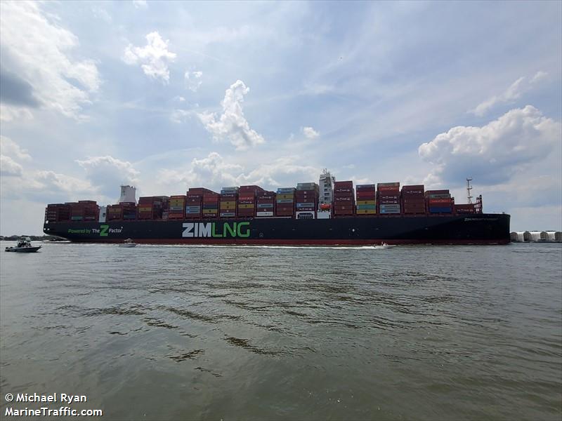 zim mount everest (Container Ship) - IMO 9931109, MMSI 477871400, Call Sign VRUX8 under the flag of Hong Kong