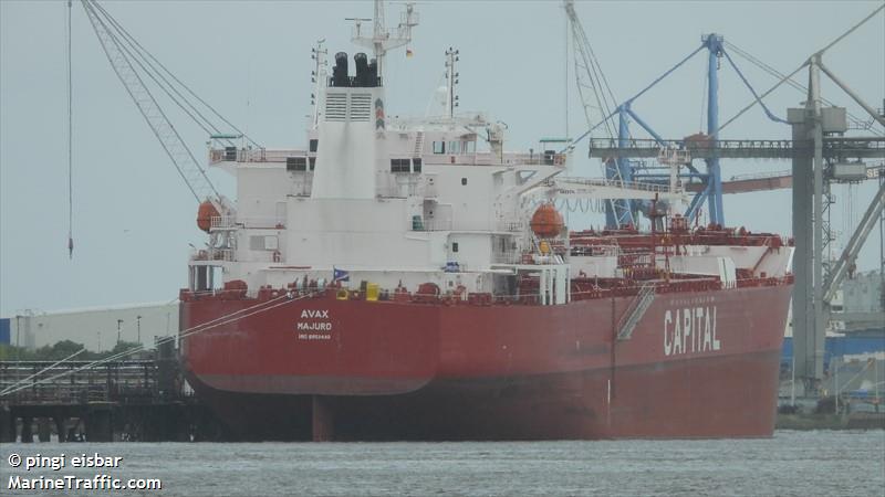 avax (Chemical/Oil Products Tanker) - IMO 9953420, MMSI 538010233, Call Sign V7A5784 under the flag of Marshall Islands