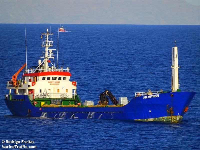 atlantique (General Cargo Ship) - IMO 8989094, MMSI 630001044, Call Sign J5AF5 under the flag of Guinea-Bissau