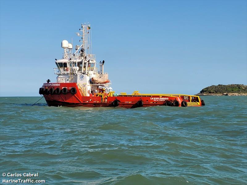 lh esplendido (Tug) - IMO , MMSI 710010720, Call Sign 100200 under the flag of Brazil