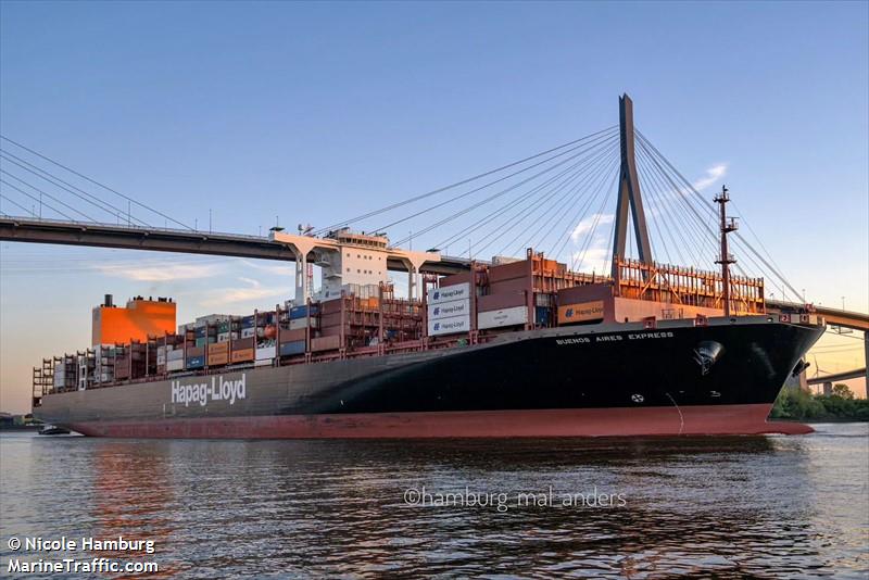 buenos aires express (Container Ship) - IMO 9932476, MMSI 211887410, Call Sign DIXP2 under the flag of Germany