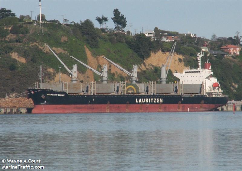 indonesian bulker (Bulk Carrier) - IMO 9806304, MMSI 219031666, Call Sign OUMX2 under the flag of Denmark