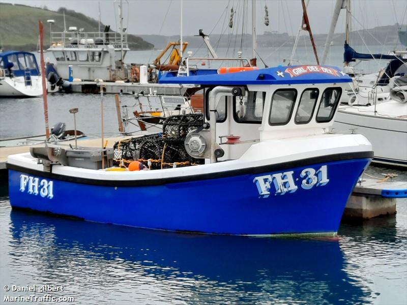 girl dee dee (Fishing vessel) - IMO , MMSI 232031483, Call Sign MIJA6 under the flag of United Kingdom (UK)
