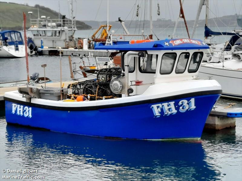 girl dee dee (Fishing vessel) - IMO , MMSI 232031483, Call Sign MIJA6 under the flag of United Kingdom (UK)