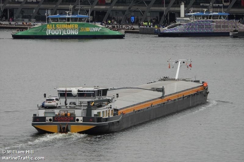 condor (Cargo ship) - IMO , MMSI 244731808, Call Sign PG5274 under the flag of Netherlands