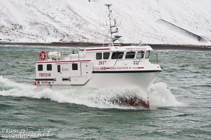 frida dagmar (Fishing vessel) - IMO , MMSI 251841270, Call Sign TFFD under the flag of Iceland