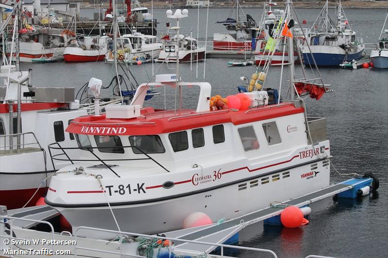 sandoey (Fishing vessel) - IMO , MMSI 257004110, Call Sign LG3543 under the flag of Norway