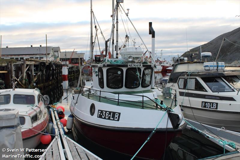 nennik (Fishing vessel) - IMO , MMSI 257131740, Call Sign LK4980 under the flag of Norway