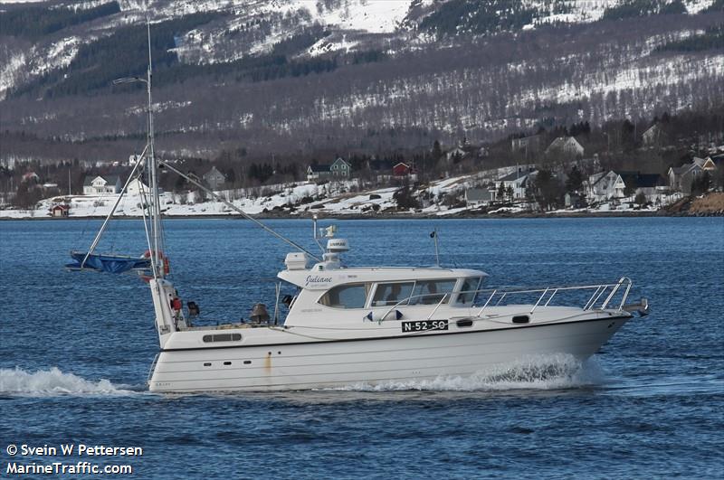 juliane (Fishing vessel) - IMO , MMSI 257160240, Call Sign LK7626 under the flag of Norway