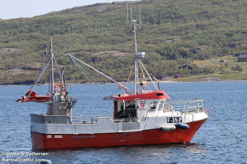 christina (Fishing vessel) - IMO , MMSI 257190040, Call Sign LK7948 under the flag of Norway