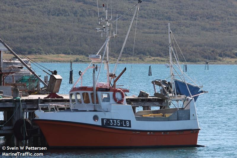 fjordfisk f 335 lb (Fishing vessel) - IMO , MMSI 257315320, Call Sign LM6050 under the flag of Norway