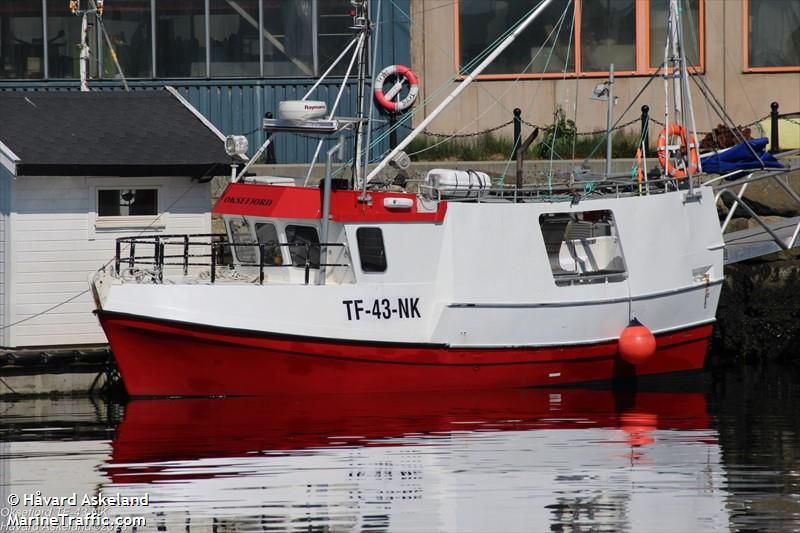 oksefjord (Fishing vessel) - IMO , MMSI 257422220, Call Sign LM8481 under the flag of Norway