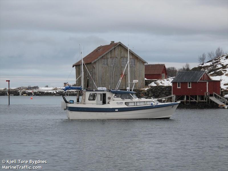 ellen (Pleasure craft) - IMO , MMSI 257888640, Call Sign LL7369 under the flag of Norway