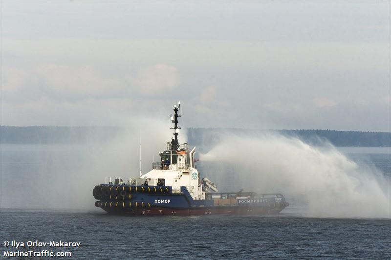 pomor (Tug) - IMO 9897444, MMSI 273298030, Call Sign UBSV5 under the flag of Russia