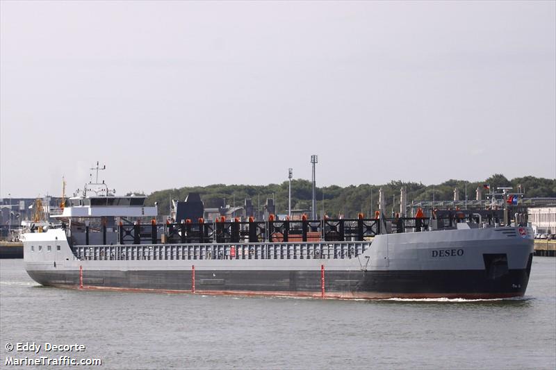 deseo (Cargo ship) - IMO , MMSI 205557290, Call Sign OT5572 under the flag of Belgium