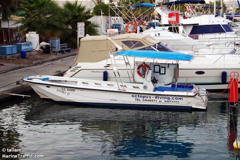 zenobia ii (Diving ops) - IMO , MMSI 212983011 under the flag of Cyprus