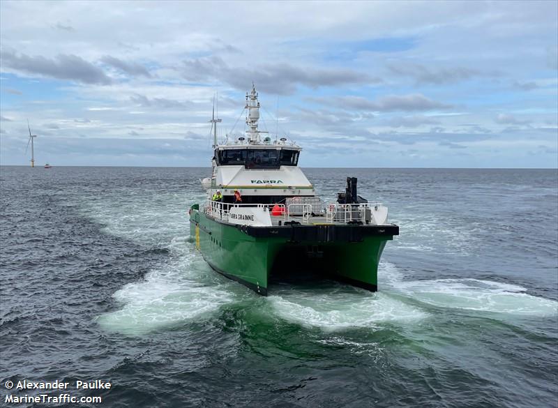 farra grainne (Offshore Tug/Supply Ship) - IMO 9992074, MMSI 232047463, Call Sign MNOZ3 under the flag of United Kingdom (UK)