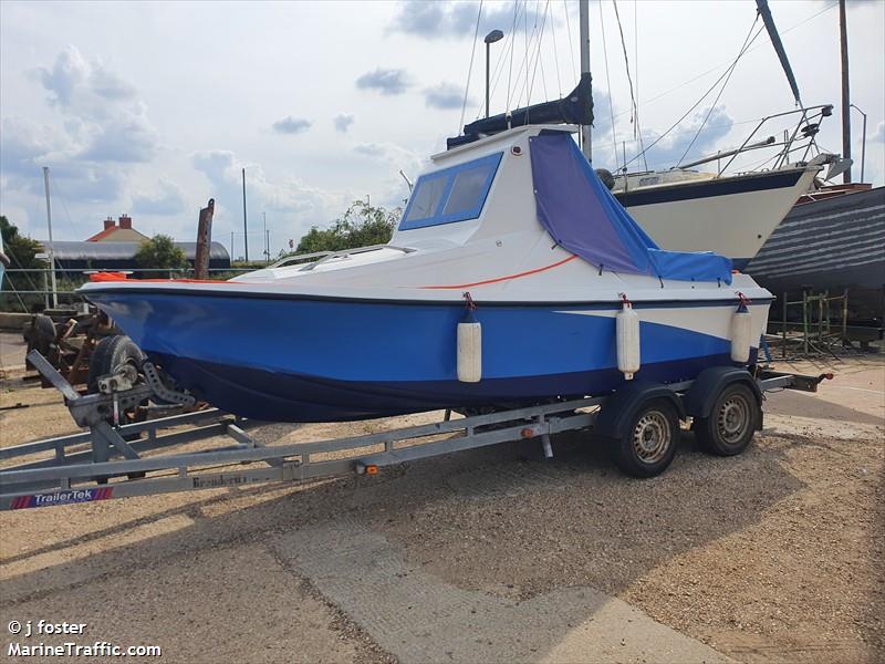 blue belle (Pleasure craft) - IMO , MMSI 235931787, Call Sign N/A under the flag of United Kingdom (UK)