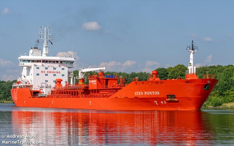 sten pontos (Chemical/Oil Products Tanker) - IMO 9323584, MMSI 255951000, Call Sign CQXX under the flag of Madeira