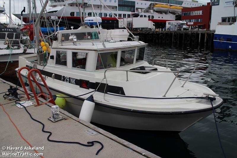 tanya (Fishing vessel) - IMO , MMSI 257116140, Call Sign LM9081 under the flag of Norway