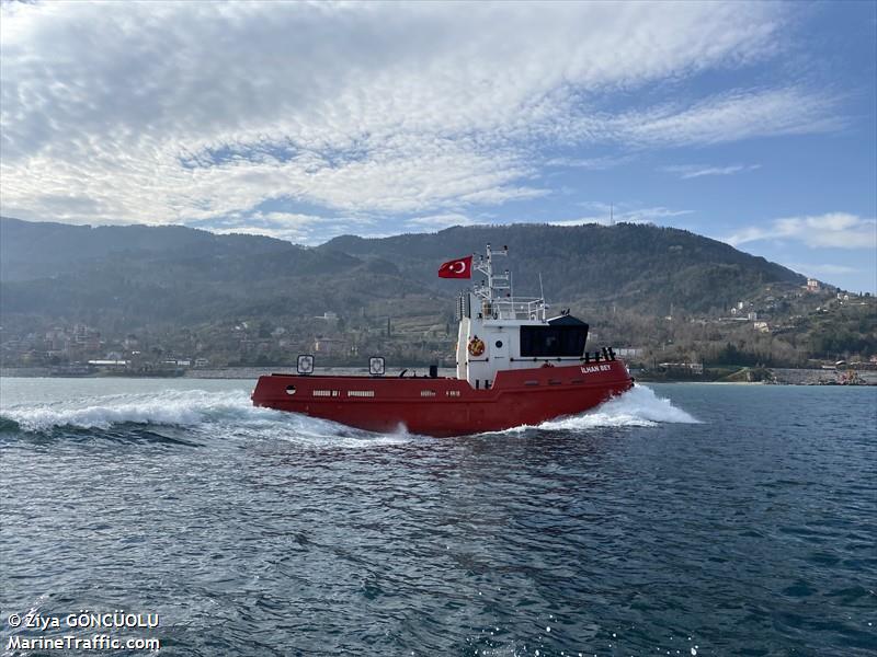 ilhan bey (Tug) - IMO , MMSI 271049644, Call Sign TCA6755 under the flag of Turkey