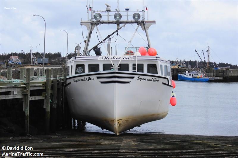 ryan and girls (Fishing vessel) - IMO , MMSI 316019959, Call Sign CH.16 under the flag of Canada