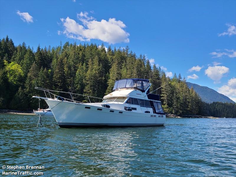 mariposa (Pleasure craft) - IMO , MMSI 316048155 under the flag of Canada