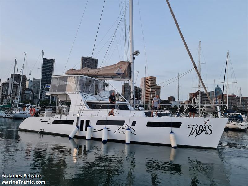 tapas (Pleasure craft) - IMO , MMSI 378113883, Call Sign ZJL3105 under the flag of British Virgin Islands