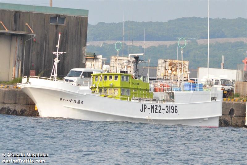 konpira maru no.18 (Fishing vessel) - IMO , MMSI 431601070 under the flag of Japan