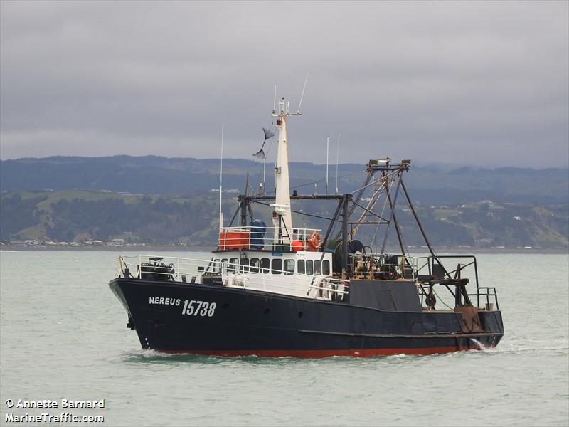 nereus (Fishing vessel) - IMO , MMSI 512002239, Call Sign ZM 2494 under the flag of New Zealand