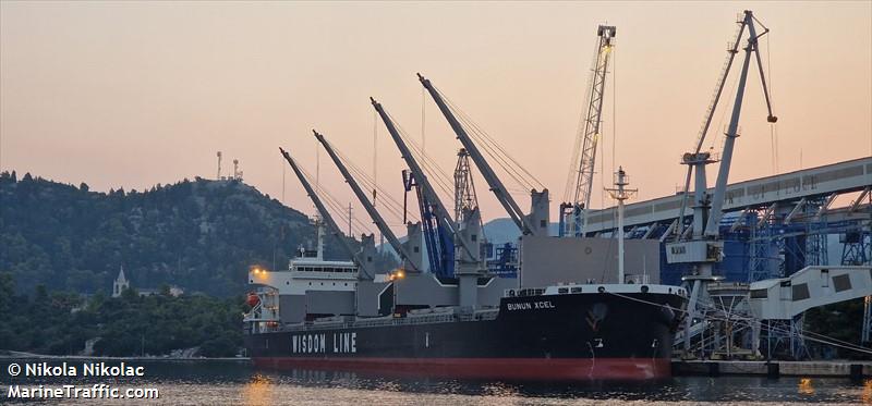 bunun xcel (Bulk Carrier) - IMO 9959307, MMSI 636022714, Call Sign 5LKC7 under the flag of Liberia