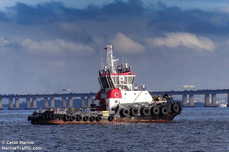 c cristal (Tug) - IMO 9601560, MMSI 710005550, Call Sign PPZJ under the flag of Brazil