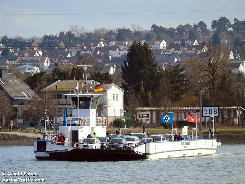 stadt ruedesheim (Passenger ship) - IMO , MMSI 211152870, Call Sign DA 4977 under the flag of Germany