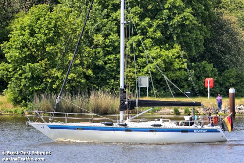 windsbraut (Pleasure craft) - IMO , MMSI 211827170, Call Sign DF7465 under the flag of Germany