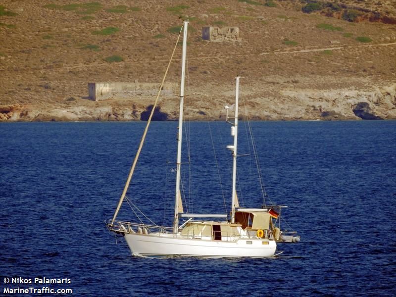 frida (Sailing vessel) - IMO , MMSI 211851040, Call Sign DF6845 under the flag of Germany