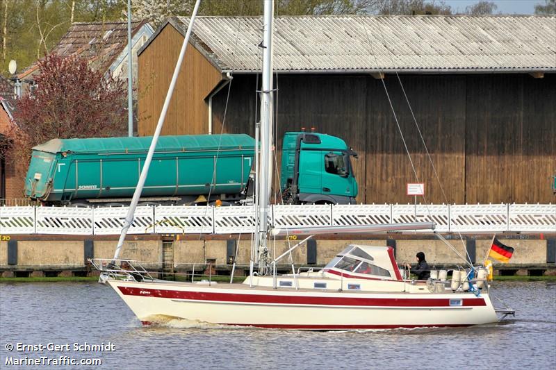 anderstina (Pleasure craft) - IMO , MMSI 211883800, Call Sign DG2760 under the flag of Germany