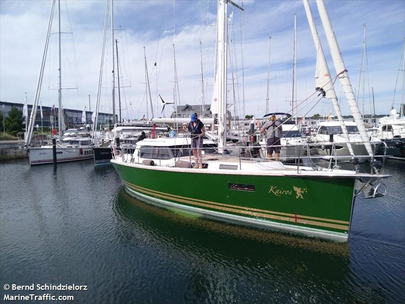 kairos (Sailing vessel) - IMO , MMSI 211895350, Call Sign DB2002 under the flag of Germany