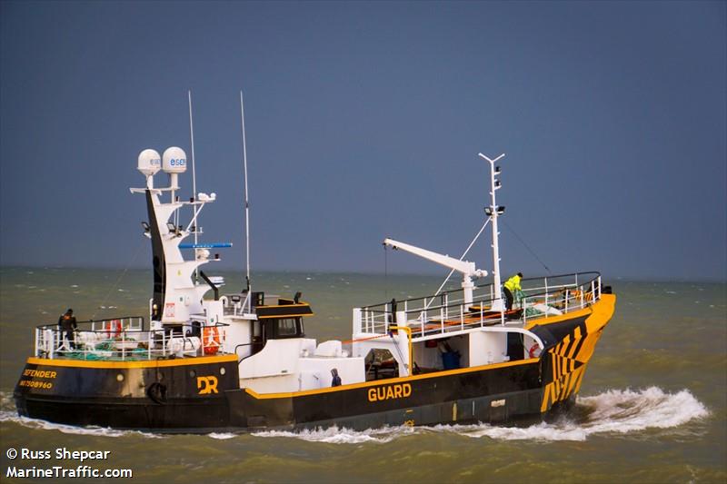 mv defender (Fishing vessel) - IMO , MMSI 232044217, Call Sign MMKB9 under the flag of United Kingdom (UK)