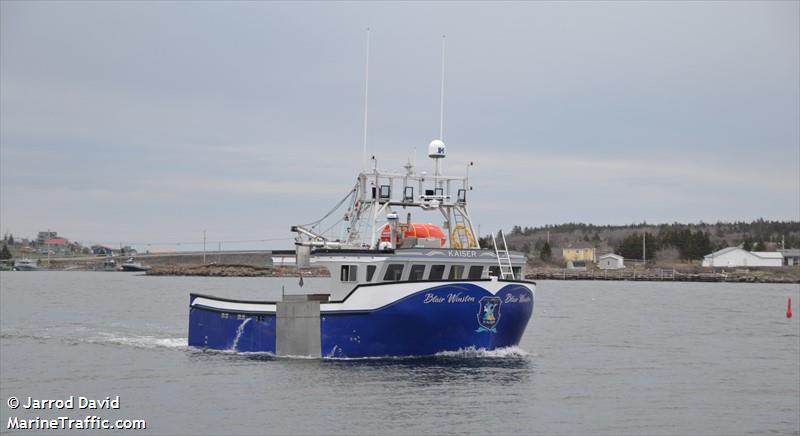 blair winston (Fishing vessel) - IMO , MMSI 316050289 under the flag of Canada