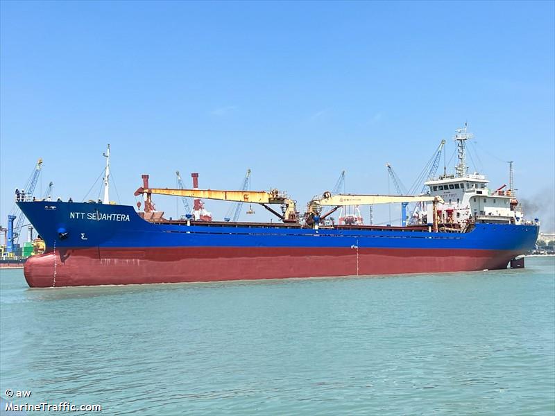 ntt sejahtera (General Cargo Ship) - IMO 9490284, MMSI 525501386, Call Sign YDZY2 under the flag of Indonesia