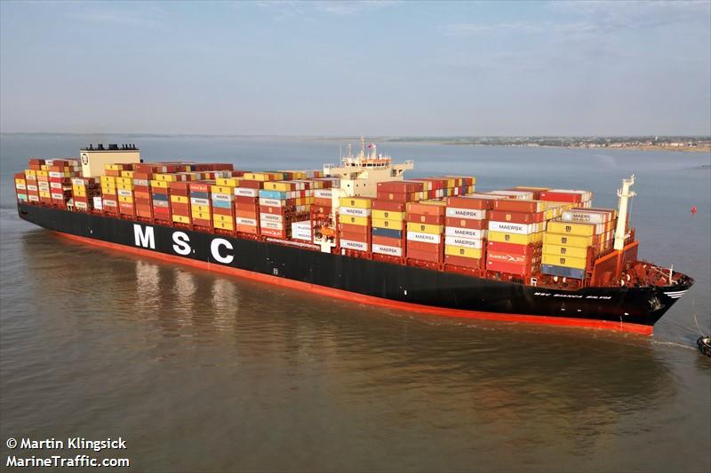 msc bianca silvia (Container Ship) - IMO 9930935, MMSI 636021663, Call Sign 5LFB8 under the flag of Liberia