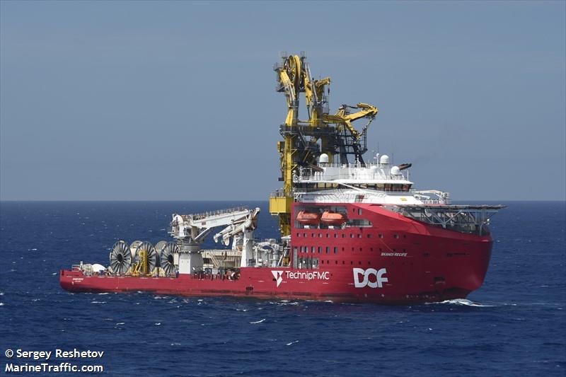 skandi recife (Pipe Layer) - IMO 9706968, MMSI 710033160, Call Sign PU3388 under the flag of Brazil