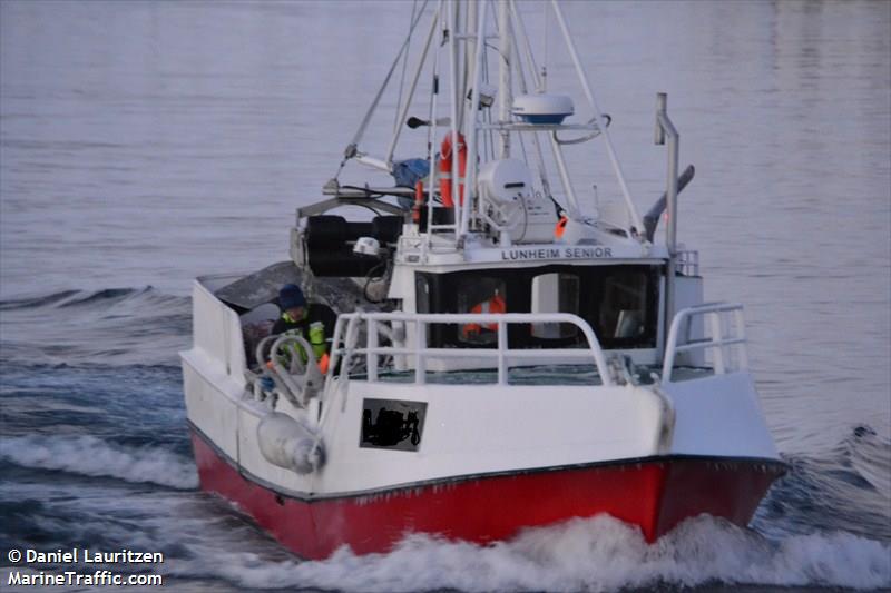 lunheim senior (Fishing vessel) - IMO , MMSI 257343120, Call Sign LM6635 under the flag of Norway