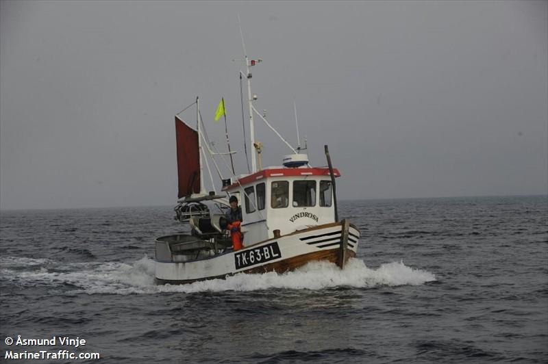 vindrosa (Fishing vessel) - IMO , MMSI 257438920, Call Sign LM8823 under the flag of Norway