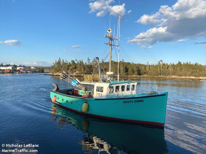 dusty dawn (Fishing vessel) - IMO , MMSI 316009174 under the flag of Canada