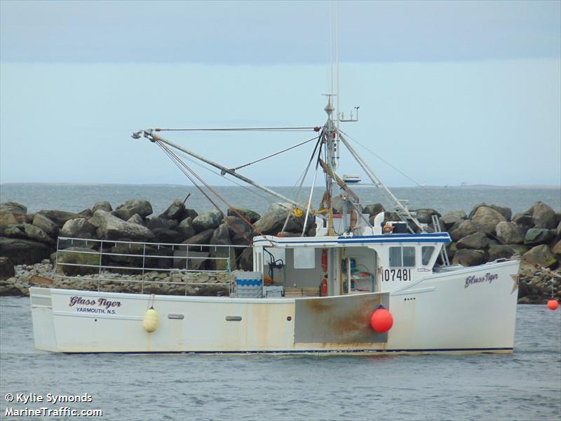 glass tiger (Fishing vessel) - IMO , MMSI 316018702 under the flag of Canada