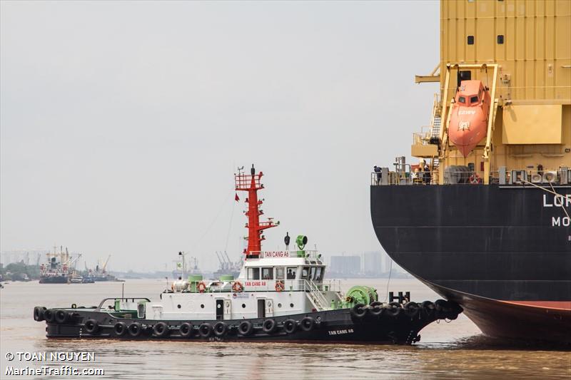 tan cang a6 (Tug) - IMO 9618692, MMSI 574013249, Call Sign XVHV9 under the flag of Vietnam